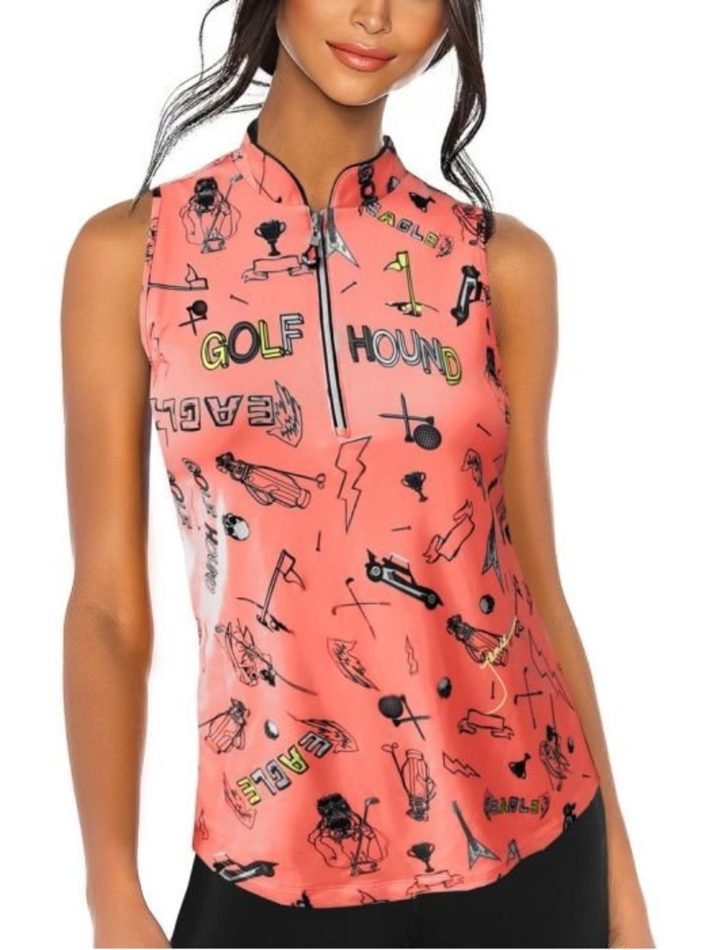 Jamie Sadock Golf Hound Sleeveless Top, NWOT
